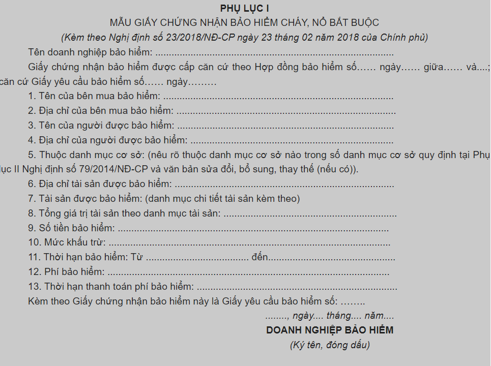 Một số điểm mới trong quy định về phòng cháy, chữa cháy. 7 diem moi ve phong chay chua chay bat buoc6