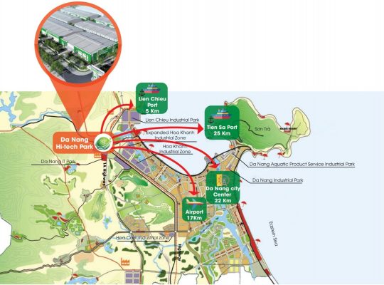 Cho thuê nhà xưởng 1500-5000m2 tại KCN Công nghệ cao Đà Nẵng 1 2