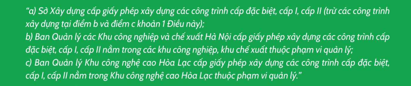 Quy định mới về cấp phép xây dựng trên địa bàn thành phố Hà Nội 2 4
