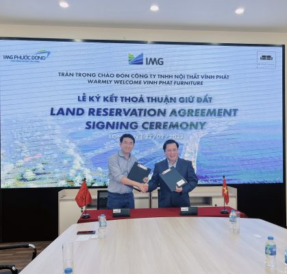 kcn-cau-cang-phuong-dong-ký-ket-thoa-thuan-giu-dat