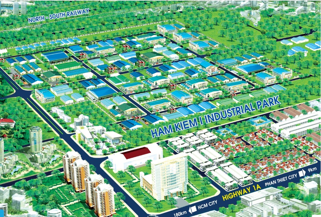 Khu công nghiệp Hàm Kiệm 1 - Bình Thuận