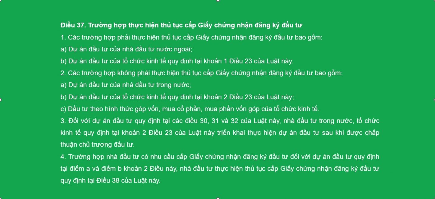 Dự án nào cần cấp giấy chứng nhận đầu tư? 2 vki du an nao can cap giay chung nhan dau tu 1 2