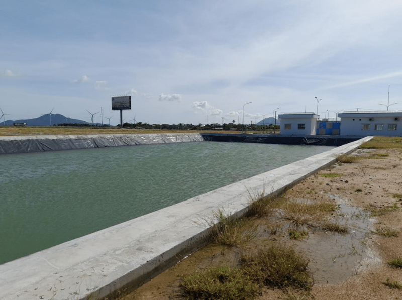 Khu công nghiệp Du Long - Thuận Bắc, Ninh Thuận 5 Bể xử lý nước thải