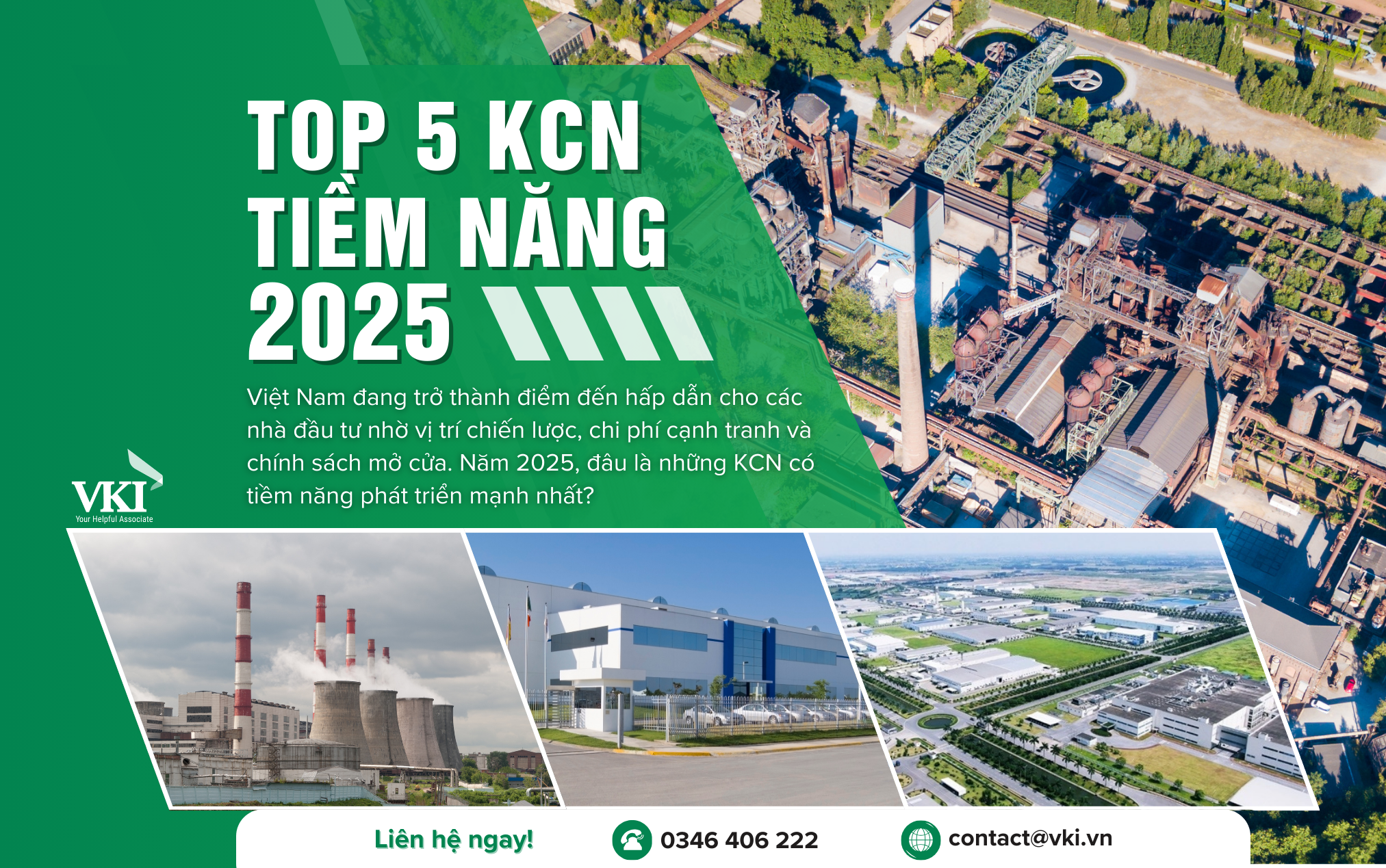khu công nghiệp tiềm năng tại Việt Nam năm 2025