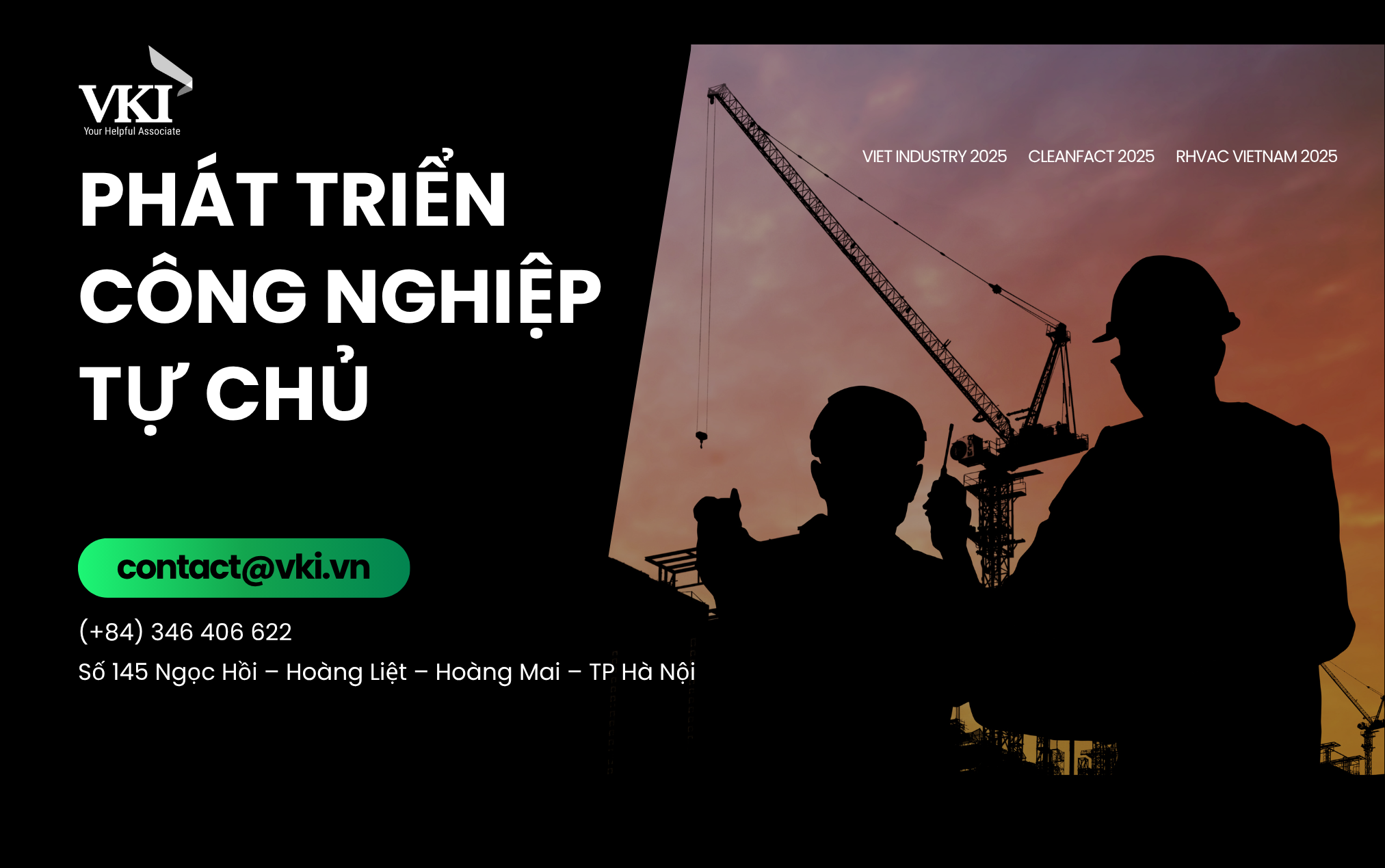 Phát triển công nghiệp tự chủ – Hành trình cần sự liên kết toàn diện 2 Orange and Black Modern Construction Presentation